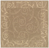 Safavieh Courtyard cy2665 - 3009 Brown / Natural Rugs - Safavieh - cy2665 - 3009 - 7sq