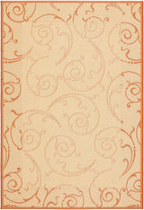 Safavieh Courtyard Cy2665 - 3201 Natural / Terra Rugs - Safavieh - cy2665 - 3201 - 2