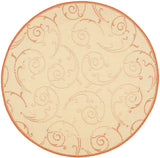 Safavieh Courtyard Cy2665 - 3201 Natural / Terra Rugs - Safavieh - cy2665 - 3201 - 5r