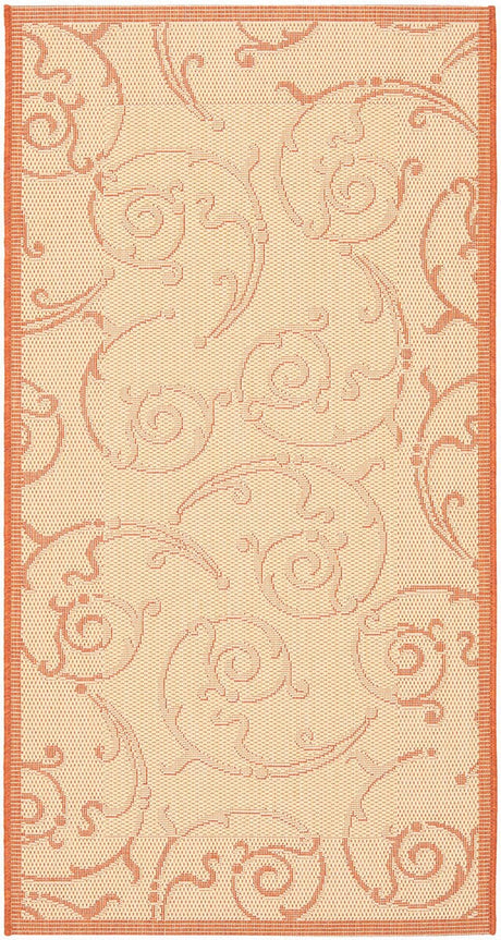 Safavieh Courtyard Cy2665 - 3201 Natural / Terra Rugs - Safavieh - cy2665 - 3201 - 5r