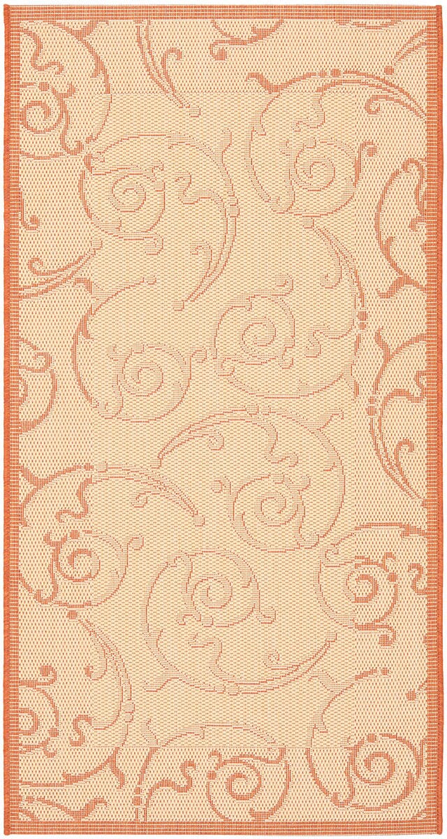 Safavieh Courtyard Cy2665 - 3201 Natural / Terra Rugs - Safavieh - cy2665 - 3201 - 5r