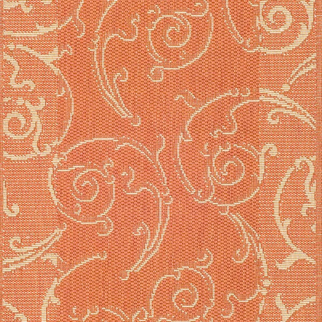 Safavieh Courtyard cy2665 - 3202 Terracotta / Natural Rugs - Safavieh - cy2665 - 3202 - 2