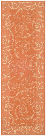 Safavieh Courtyard cy2665 - 3202 Terracotta / Natural Rugs - Safavieh - cy2665 - 3202 - 27