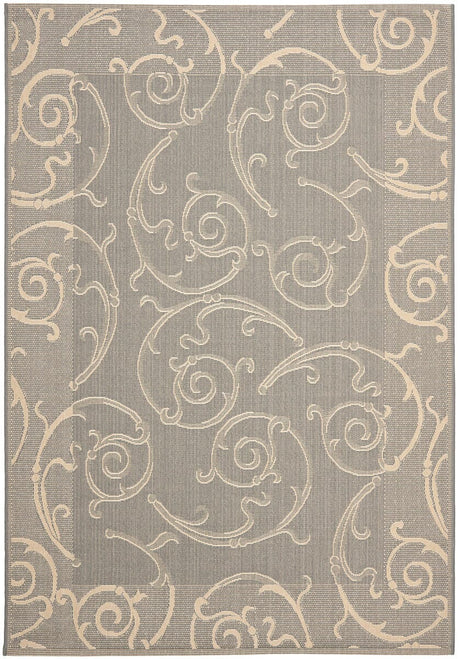 Safavieh Courtyard Cy2665 - 3606 Grey / Natural Rugs - Safavieh - cy2665 - 3606 - 2