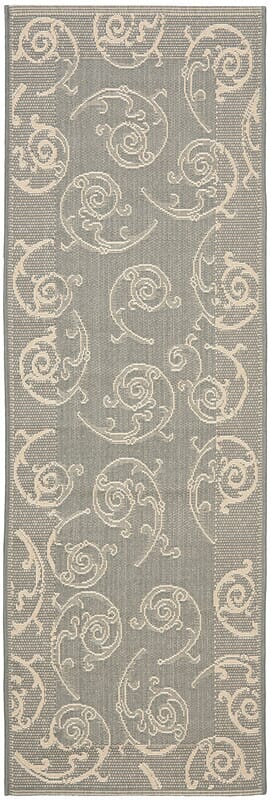 Safavieh Courtyard Cy2665 - 3606 Grey / Natural Rugs - Safavieh - cy2665 - 3606 - 27