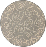 Safavieh Courtyard Cy2665 - 3606 Grey / Natural Rugs - Safavieh - cy2665 - 3606 - 5r