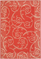Safavieh Courtyard Cy2665 - 3707 Red / Natural Rugs - Safavieh - cy2665 - 3707 - 2