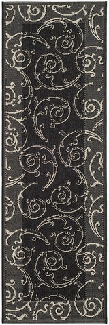 Safavieh Courtyard cy2665 - 3908 Black / Sand Rugs - Safavieh - cy2665 - 3908 - 27