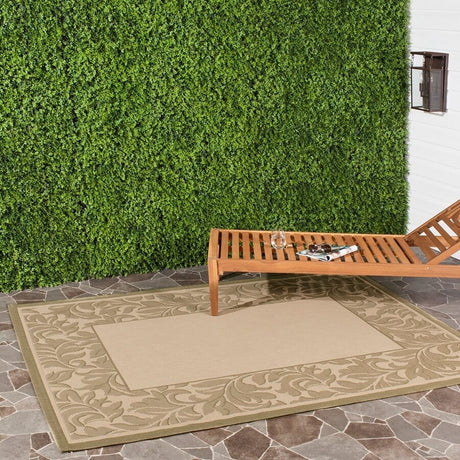 Safavieh Courtyard cy2666 - 1e01 Natural / Olive Rugs - Safavieh - cy2666 - 1e01 - 2