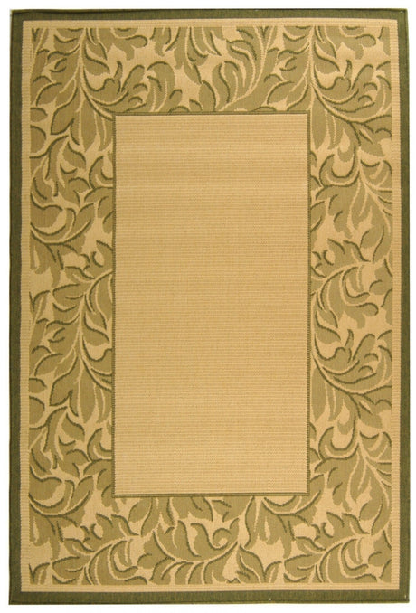 Safavieh Courtyard cy2666 - 1e01 Natural / Olive Rugs - Safavieh - cy2666 - 1e01 - 2