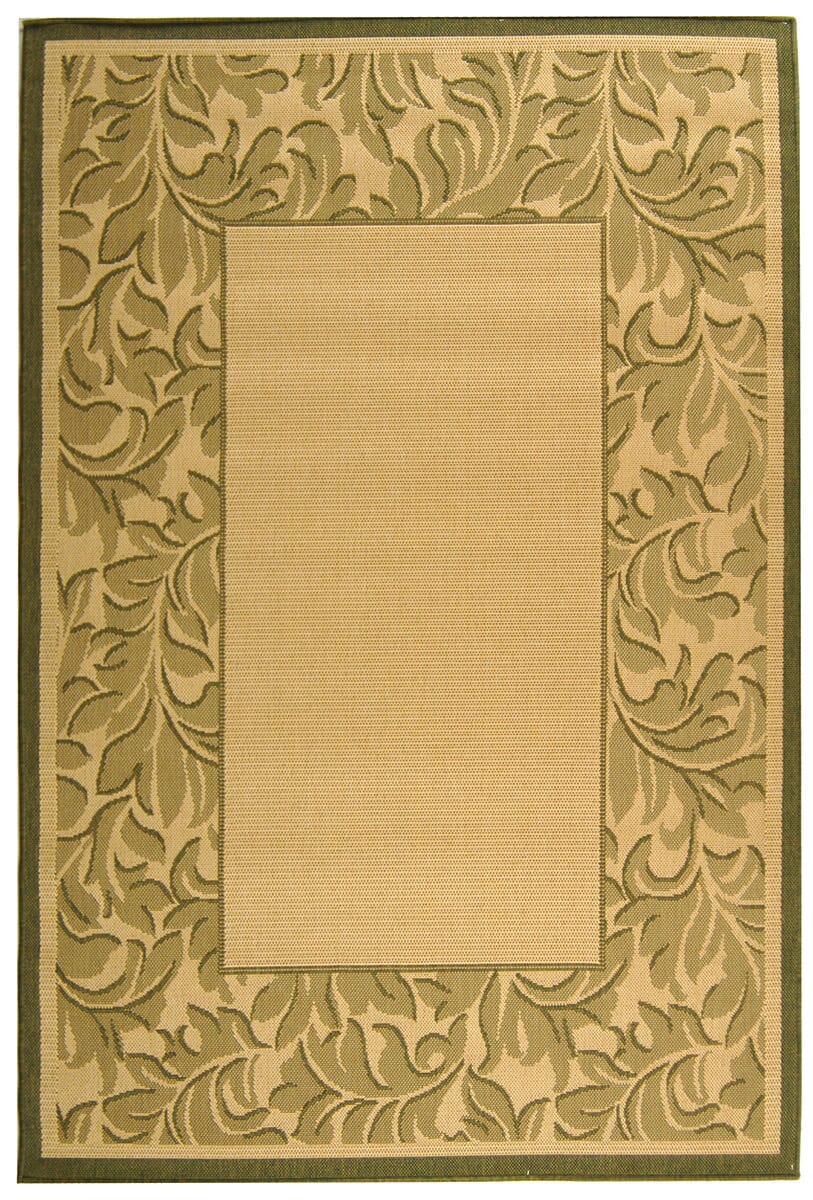 Safavieh Courtyard cy2666 - 1e01 Natural / Olive Rugs - Safavieh - cy2666 - 1e01 - 2