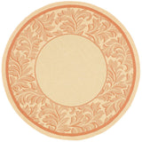 Safavieh Courtyard Cy2666 - 3201 Terracotta / Natural Rugs - Safavieh - cy2666 - 3201 - 7r