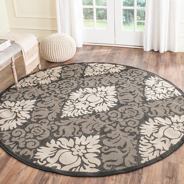 Safavieh Courtyard cy2714 - 3908 Black / Sand Rugs - Safavieh - cy2714 - 3908 - 27