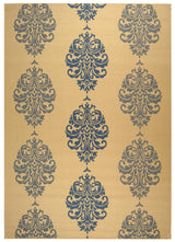 Safavieh Courtyard cy2720 - 3101 Natural / Blue Rugs - Safavieh - cy2720 - 3101 - 0