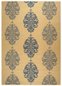 Safavieh Courtyard cy2720 - 3101 Natural / Blue Rugs - Safavieh - cy2720 - 3101 - 0