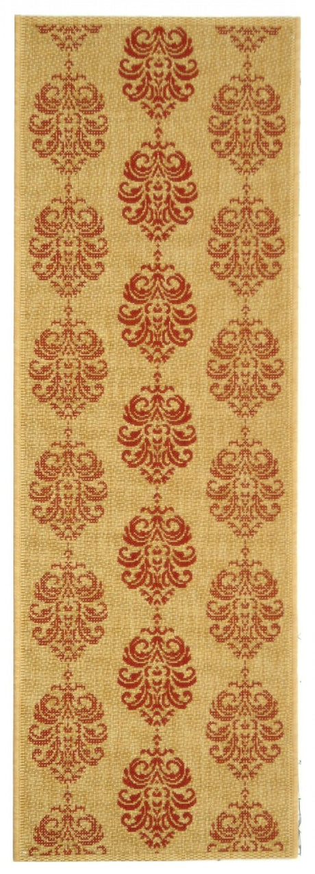 Safavieh Courtyard cy2720 - 3701 Beige / Red Rugs - Safavieh - cy2720 - 3701 - 27