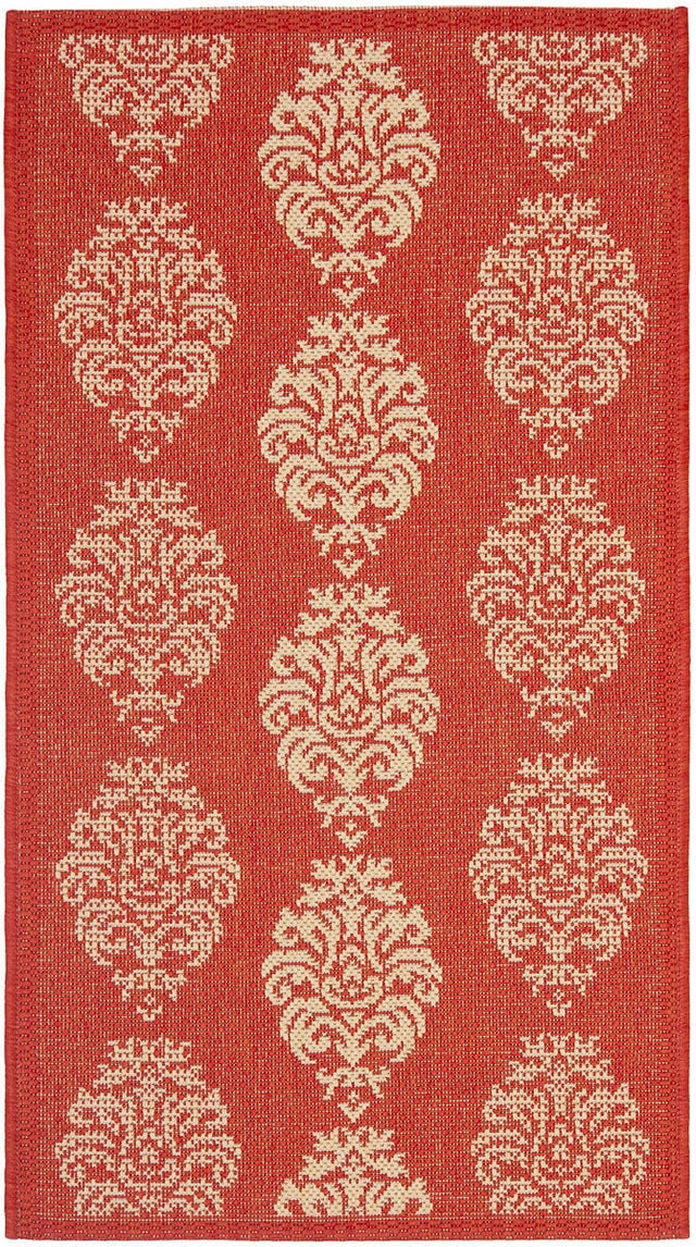 Safavieh Courtyard cy2720 - 3707 Red / Natural Rugs - Safavieh - cy2720 - 3707 - 2