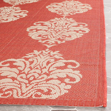 Safavieh Courtyard cy2720 - 3707 Red / Natural Rugs - Safavieh - cy2720 - 3707 - 2