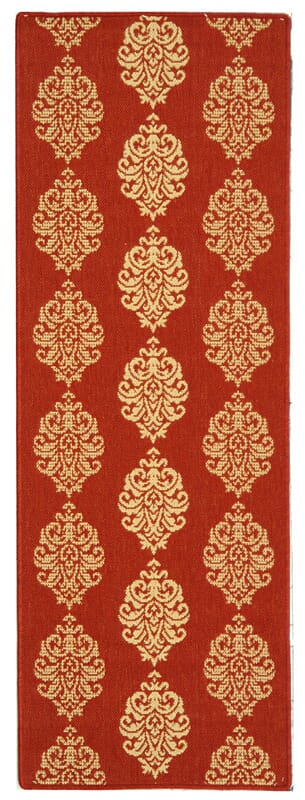 Safavieh Courtyard cy2720 - 3707 Red / Natural Rugs - Safavieh - cy2720 - 3707 - 212