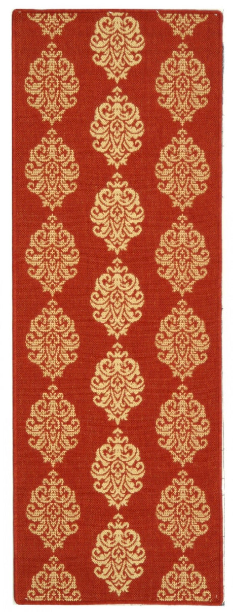 Safavieh Courtyard cy2720 - 3707 Red / Natural Rugs - Safavieh - cy2720 - 3707 - 27