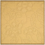 Safavieh Courtyard cy2726 - 3001 Natural / Brown Rugs - Safavieh - cy2726 - 3001 - 7sq