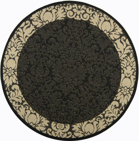 Safavieh Courtyard cy2727 - 3908 Black / Sand Rugs - Safavieh - cy2727 - 3908 - 6