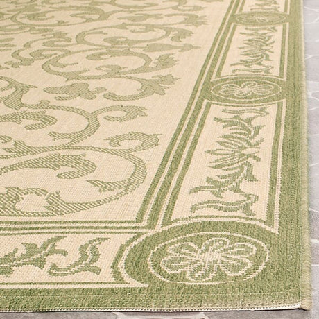 Safavieh Courtyard cy2829 - 1e01 Natural / Olive Rugs - Safavieh - cy2829 - 1e01 - 2