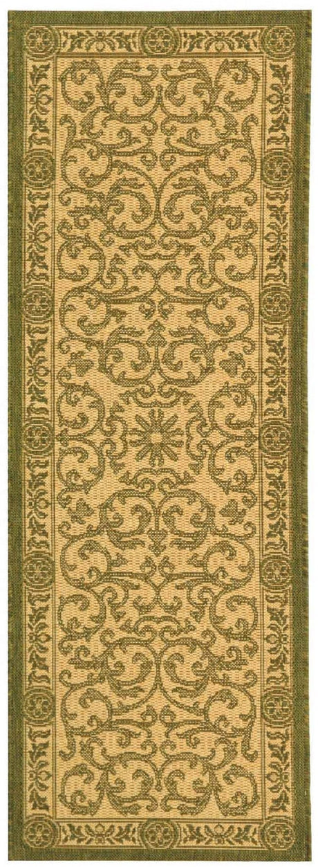 Safavieh Courtyard cy2829 - 1e01 Natural / Olive Rugs - Safavieh - cy2829 - 1e01 - 27