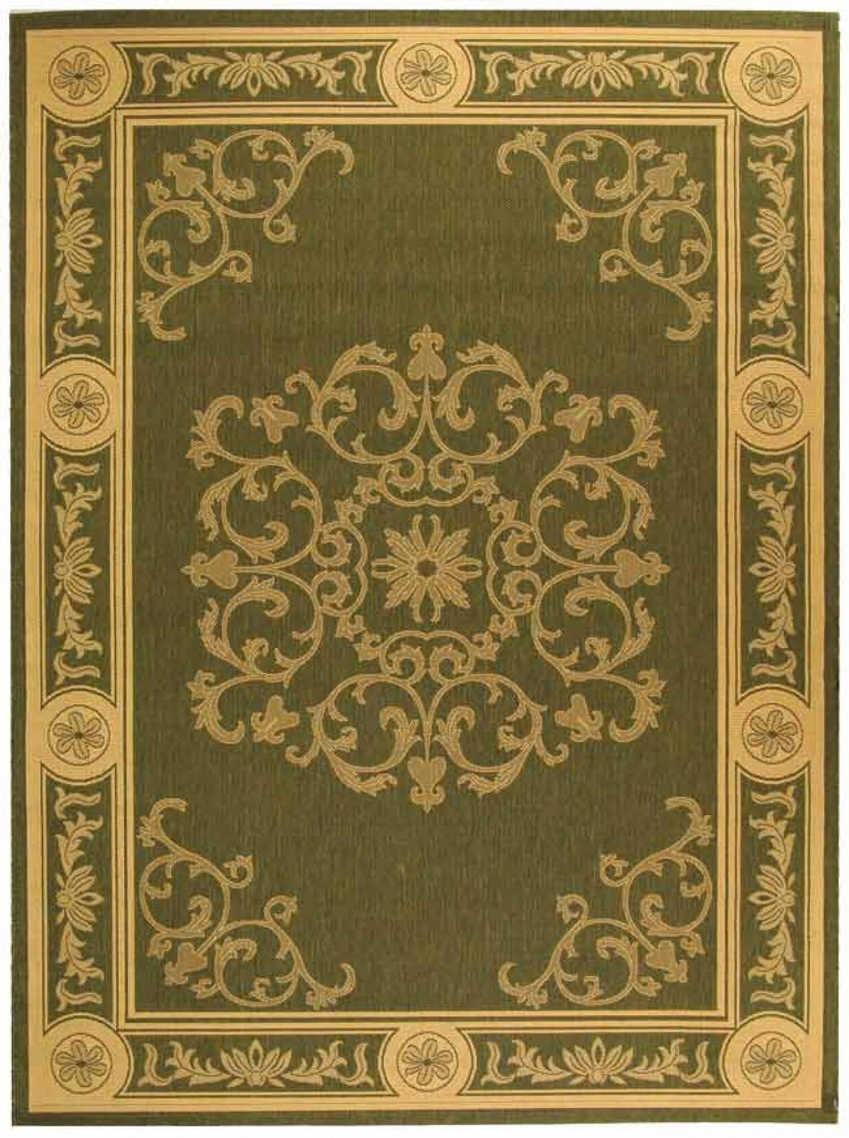 Safavieh Courtyard cy2914 - 1e06 Olive / Natural Rugs - Safavieh - cy2914 - 1e06 - 2