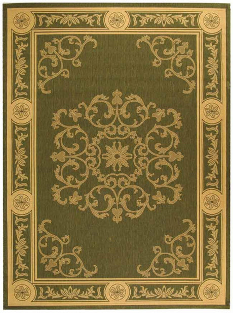 Safavieh Courtyard cy2914 - 1e06 Olive / Natural Rugs - Safavieh - cy2914 - 1e06 - 2