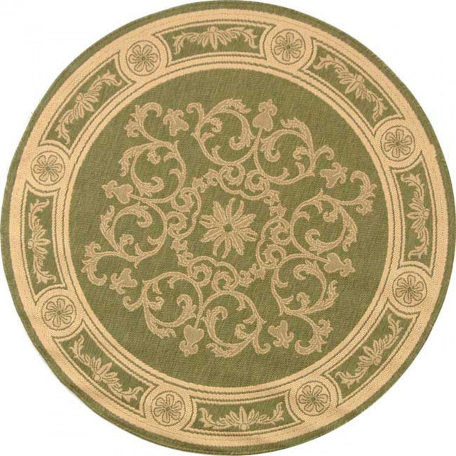 Safavieh Courtyard cy2914 - 1e06 Olive / Natural Rugs - Safavieh - cy2914 - 1e06 - 2