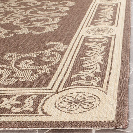 Safavieh Courtyard cy2914 - 3409 Chocolate / Natural Rugs - Safavieh - cy2914 - 3409 - 0
