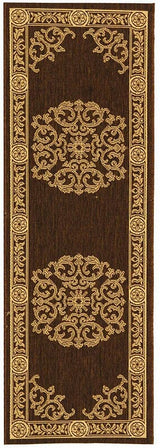 Safavieh Courtyard cy2914 - 3409 Chocolate / Natural Rugs - Safavieh - cy2914 - 3409 - 27