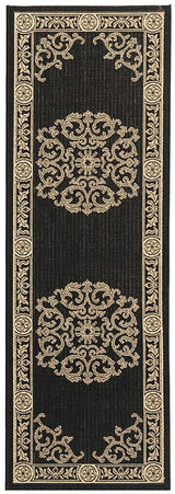Safavieh Courtyard cy2914 - 3908 Black / Sand Rugs - Safavieh - cy2914 - 3908 - 27