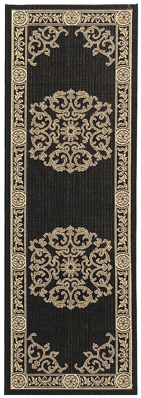 Safavieh Courtyard cy2914 - 3908 Black / Sand Rugs - Safavieh - cy2914 - 3908 - 27