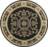 Safavieh Courtyard cy2914 - 3908 Black / Sand Rugs - Safavieh - cy2914 - 3908 - 5r