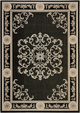 Safavieh Courtyard cy2914 - 3908 Black / Sand Rugs - Safavieh - cy2914 - 3908 - 5r