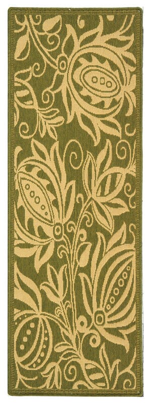 Safavieh Courtyard cy2961 - 1e06 Olive / Natural Rugs - Safavieh - cy2961 - 1e06 - 27