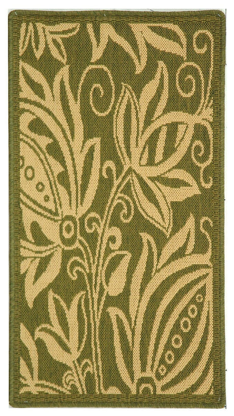 Safavieh Courtyard cy2961 - 1e06 Olive / Natural Rugs - Safavieh - cy2961 - 1e06 - 6