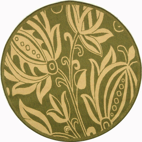 Safavieh Courtyard cy2961 - 1e06 Olive / Natural Rugs - Safavieh - cy2961 - 1e06 - 6