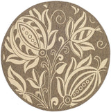 Safavieh Courtyard cy2961 - 3009 Brown / Natural Rugs - Safavieh - cy2961 - 3009 - 5r