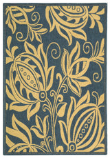 Safavieh Courtyard cy2961 - 3103 Blue / Natural Rugs - Safavieh - cy2961 - 3103 - 0