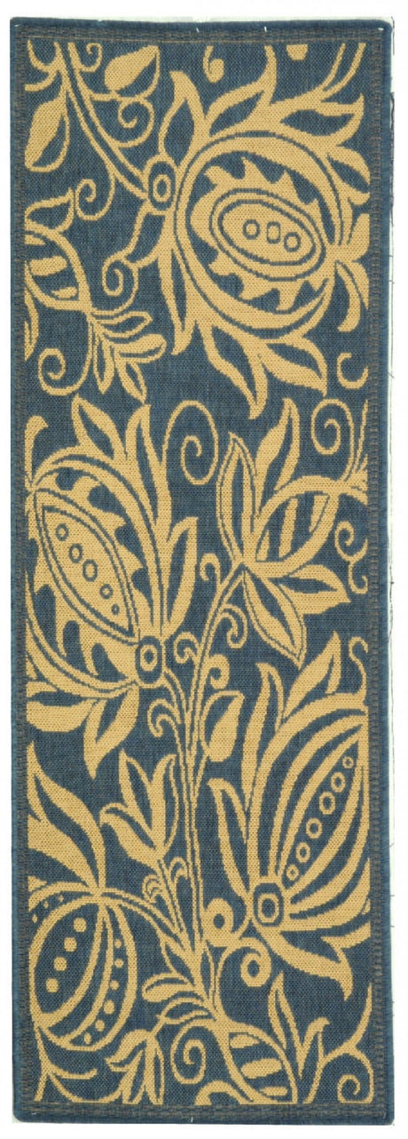 Safavieh Courtyard cy2961 - 3103 Blue / Natural Rugs - Safavieh - cy2961 - 3103 - 27