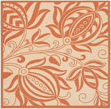 Safavieh Courtyard cy2961 - 3201 Natural / Terra Rugs - Safavieh - cy2961 - 3201 - 7sq