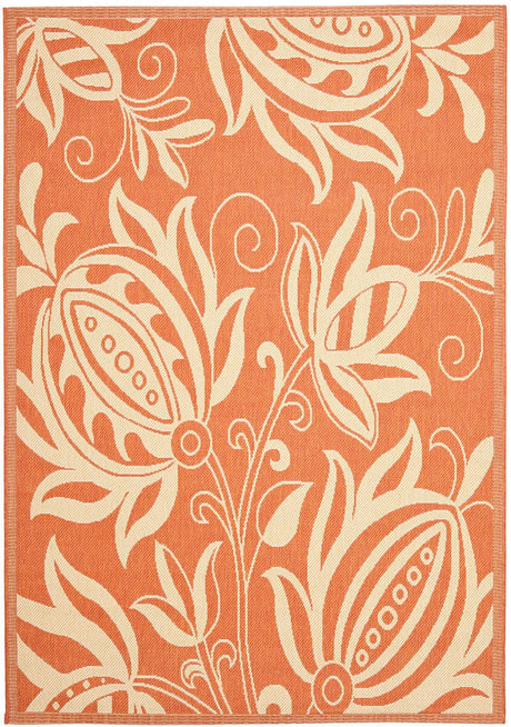 Safavieh Courtyard Cy2961 - 3202 Terracotta / Natural Rugs - Safavieh - cy2961 - 3202 - 2
