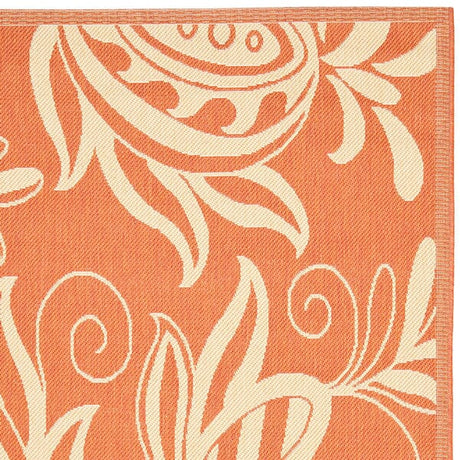 Safavieh Courtyard Cy2961 - 3202 Terracotta / Natural Rugs - Safavieh - cy2961 - 3202 - 2