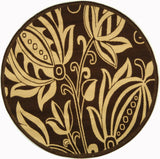 Safavieh Courtyard cy2961 - 3409 Chocolate / Natural Rugs - Safavieh - cy2961 - 3409 - 6