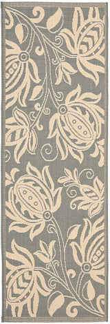 Safavieh Courtyard Cy2961 - 3606 Grey / Natural Rugs - Safavieh - cy2961 - 3606 - 27