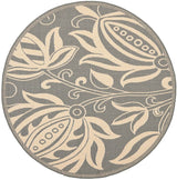 Safavieh Courtyard Cy2961 - 3606 Grey / Natural Rugs - Safavieh - cy2961 - 3606 - 5r