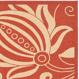 Safavieh Courtyard cy2961 - 3707 Red / Natural Rugs - Safavieh - cy2961 - 3707 - 0